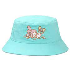 Hello Kitty - My Melody and Flat Bucket Hat (D19)